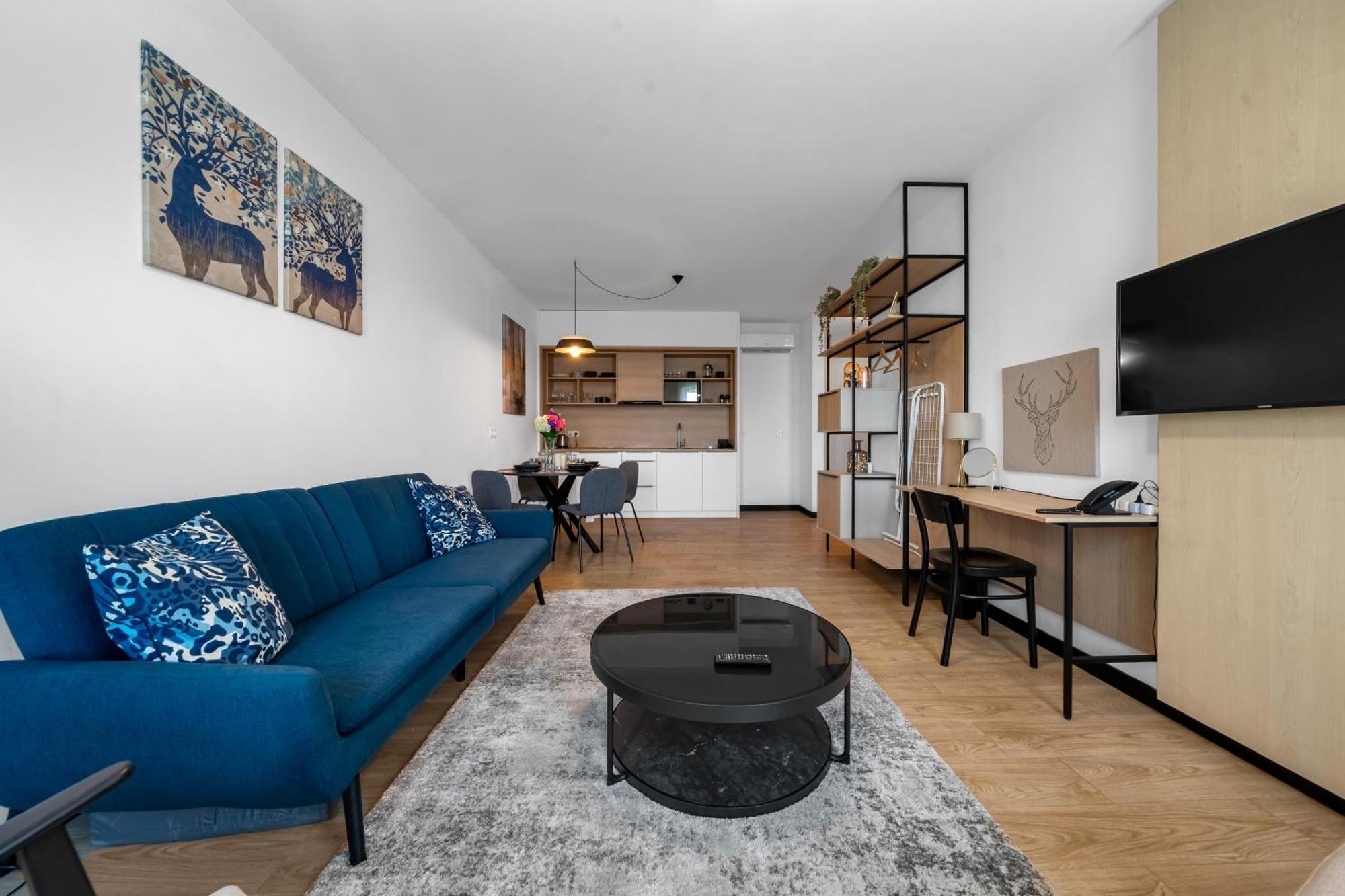 Apartmán National Stadium - Parking, Workspace - By Rentujemy